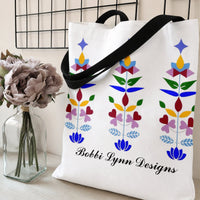 Tote Bag | Premium Twill Fabric with Diamond-Grid Texture | Lightweight Structured Design | Perfect for Work and Shopping