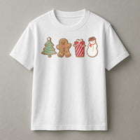Cute Christmas Cookie T-Shirt | Gingerbread Man Holiday Graphic | Soft Cotton Festive Tee | Women's Funny Xmas Gift