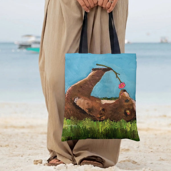 Tote Bag | Premium Twill Fabric with Diamond Grid Texture | Lightweight Spacious Design | Gift for Fashion Lovers
