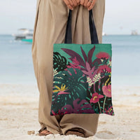 Diamond Grid Tote Bag | Premium Twill Fabric with Composite Texture | Spacious Lightweight Design | Perfect for Work and Shopping