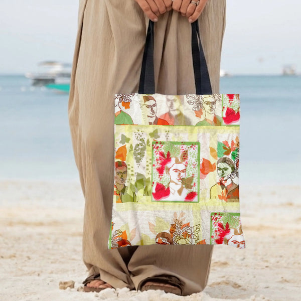 Tote Bag | Premium Twill Fabric with Diamond-Grid Texture | Spacious Daily Carry Bag | Gift for Professional Women