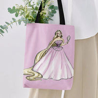 Tote Bag | Premium Twill Fabric with Diamond-Grid Texture | Lightweight Spacious Design | Work and Shopping Gift