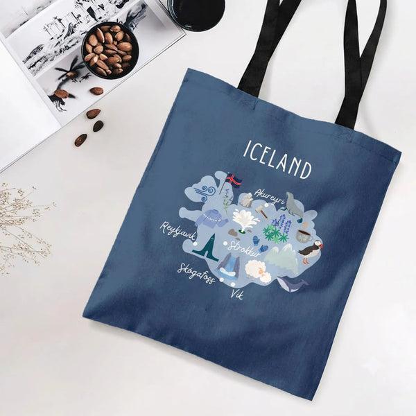 Tote Bag | Premium Diamond-Grid Textured Twill | Structured Three-Dimensional Design | Everyday Gift for Work & Shopping