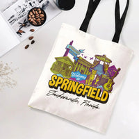 Tote Bag | Premium Twill Fabric with Diamond-Grid Texture | High-Quality Composite Material | Everyday Carry Gift