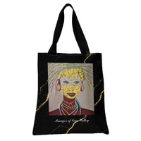 Tote Bag | Premium Twill Fabric with Diamond-Grid Texture | Structured Three-Dimensional Design | Gift for Fashion Professionals