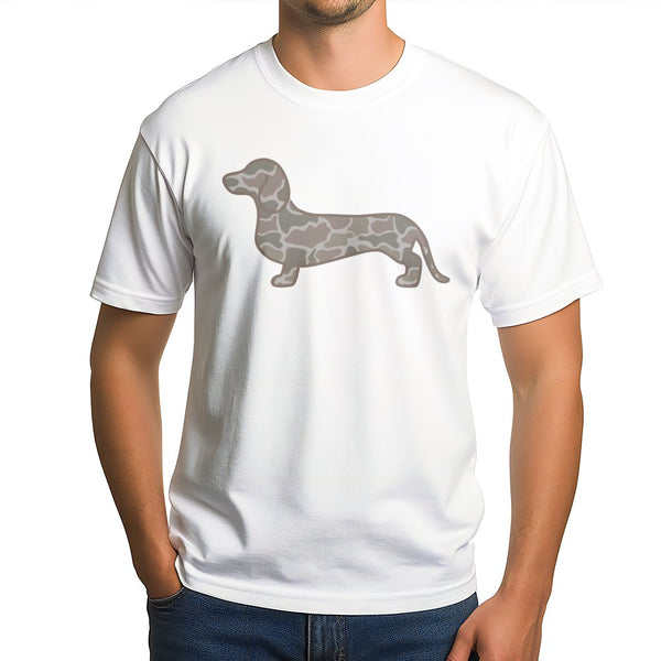 Dachshund Duck Camo T-Shirt,Duck Camo Wiener Dog,Duck Camo Doxie,Doxie Lover T-Shirt,Dachshund Mom Dad T-Shirt