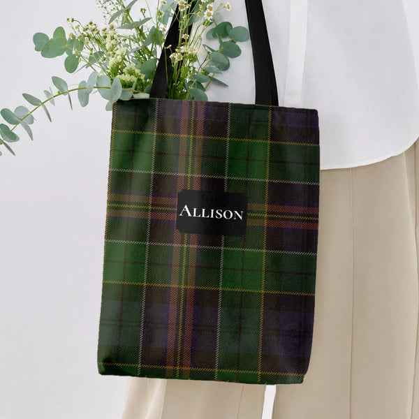 Tote Bag | Premium Diamond-Grid Twill Fabric | Structured Design | Gift for Students and Professionals