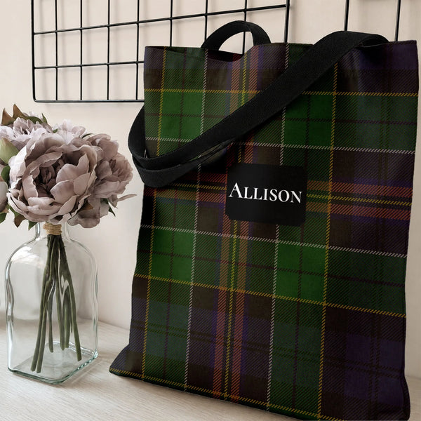 Tote Bag | Premium Diamond-Grid Twill Fabric | Structured Design | Gift for Students and Professionals