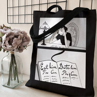 Tote Bag with Diamond Grid Pattern | Premium Composite Twill Fabric | Structured Three-Dimensional Design | Gift for Professional Women
