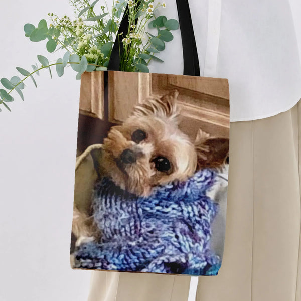 Tote Bag | Premium Twill Diamond-Grid Texture | Structured Three-Dimensional Design | Gift for Work Professionals