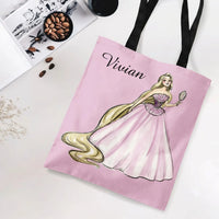 Tote Bag | Premium Diamond Grid Twill Fabric | High-Quality Durable Design | Gift for Women