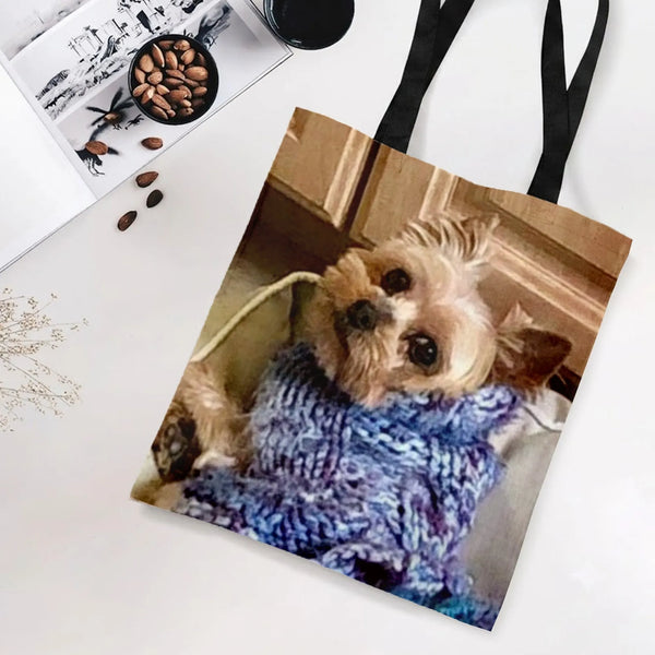 Tote Bag | Premium Twill Diamond-Grid Texture | Structured Three-Dimensional Design | Gift for Work Professionals
