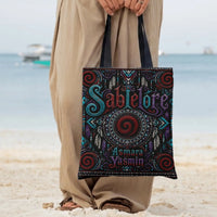 Floral Tote Bag | Modern Botanical Garden Illustration | Premium Twill Fabric | Gift for Women's Everyday Carry