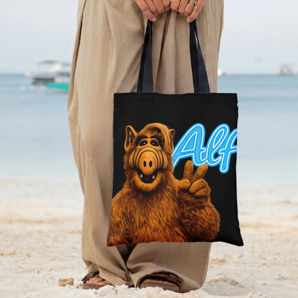 Tote Bag | Premium Twill with Diamond-Grid Texture | Lightweight Spacious Design | Gift for Students and Professionals