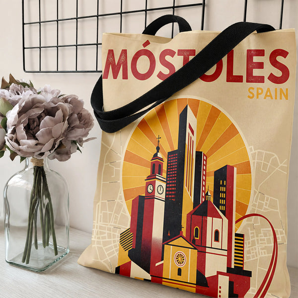 Tote Bag with Diamond Grid Pattern | Premium Composite Twill Fabric | Structured 3D Design | Gift for Professionals