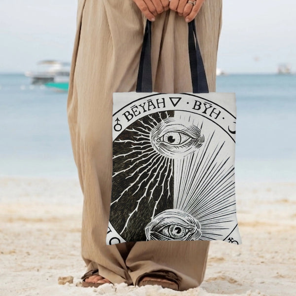 Tote Bag | Premium Twill with Diamond-Grid Texture | Spacious Structured Design | Perfect Work and Shopping Gift