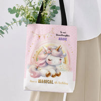 Dragon Tote Bag | Traditional Dragon Rose Tattoo Art | Premium Composite Twill Fabric | Gift for Mythology Fans