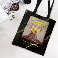 Tote Bag | Premium Composite Twill Fabric with Diamond-Grid Texture | Structured Three-Dimensional Design | Perfect Work and Shopping Bag