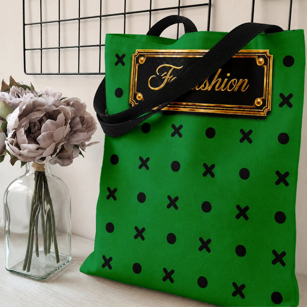 Diamond Grid Tote Bag | Premium Composite Twill Fabric with Structured Design | Spacious Everyday Bag | Gift for Fashion Love