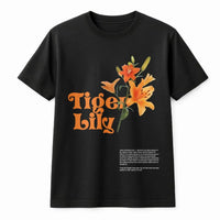 Tiger Lily Sweatshirt | Retro Botanical Art Pullover | Soft Cotton Blend Crewneck | Vintage Floral Gardener Gift