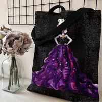 Tote Bag | Premium Twill Fabric with Diamond-Grid Texture | Lightweight Spacious Design | Daily Essential Gift