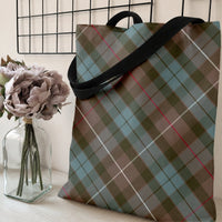 Scottish Tartan Plaid Tote Bag | Classic Diagonal Check Pattern Design | Premium Composite Twill Fabric | Aesthetic Gift for Plaid Lovers