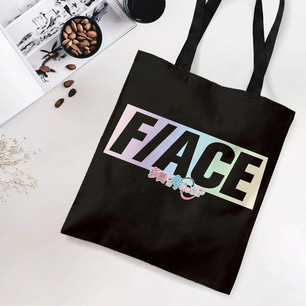 Tote Bag | Premium Twill Fabric with Diamond-Grid Texture | Lightweight Spacious Design | Gift for Work and School
