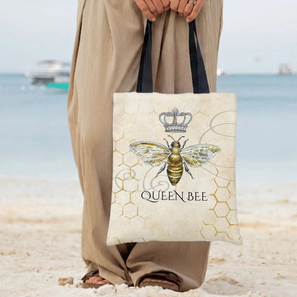 Tote Bag | Premium Twill Fabric with Diamond-Grid Texture | Soft Lightweight Durable Design | Everyday Gift for Women