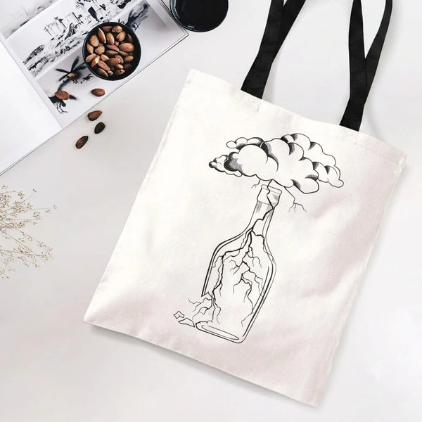 Diamond Grid Tote Bag | Premium Composite Twill Fabric with Three-Dimensional Structure | Spacious Everyday Carry | Gift for 