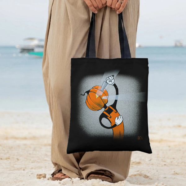 Tote Bag | Premium Twill Fabric with Diamond-Grid Texture | Structured 3D Design | Gift for Students and Professionals