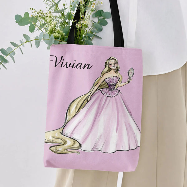 Tote Bag | Premium Diamond Grid Twill Fabric | High-Quality Durable Design | Gift for Women