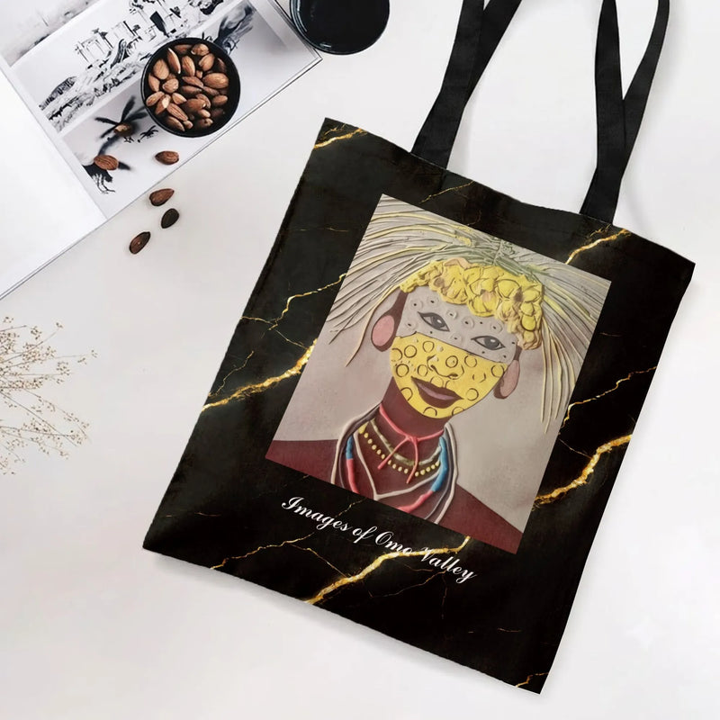 Tote Bag | Premium Twill Fabric with Diamond-Grid Texture | Structured Three-Dimensional Design | Gift for Fashion Professionals