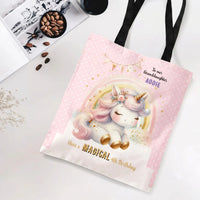 Dragon Tote Bag | Traditional Dragon Rose Tattoo Art | Premium Composite Twill Fabric | Gift for Mythology Fans