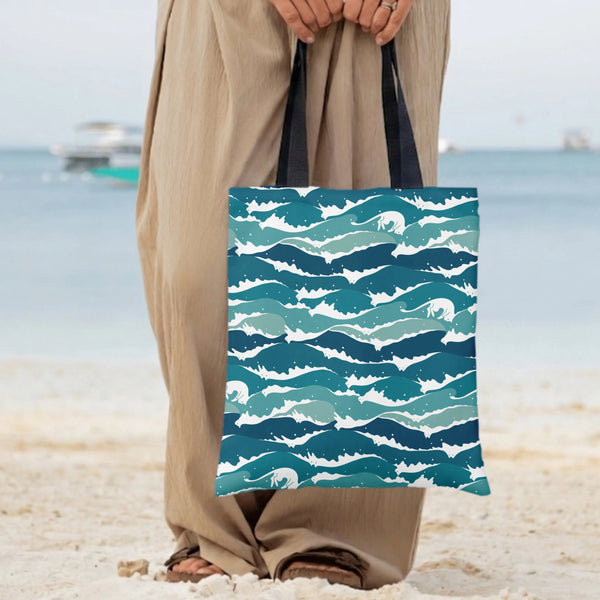 Tote Bag | Premium Twill Diamond Grid Pattern | Lightweight Spacious Design | Gift for Professional Women