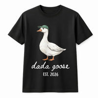 Dada Goose T-Shirt | Funny Goose with Hat Est 2026 | Comfort Colors Shirt | New Dad Pregnancy Announcement Gift