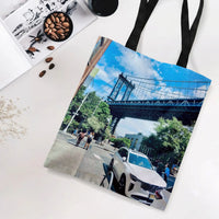 Tote Bag | Premium Twill with Diamond-Grid Texture | Composite Twill Fabric with 3D Tailoring | Gift for Fashion-Conscious Shoppers