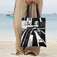 Tote Bag | Premium Twill Diamond-Grid Texture | Structured Three-Dimensional Design | Gift for Professionals