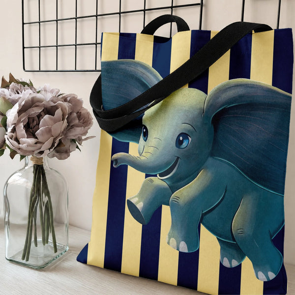 Geometric Pattern Tote Bag | Modern Diamond Grid Textured Design | Premium Twill Material | Gift for Fashion Lovers