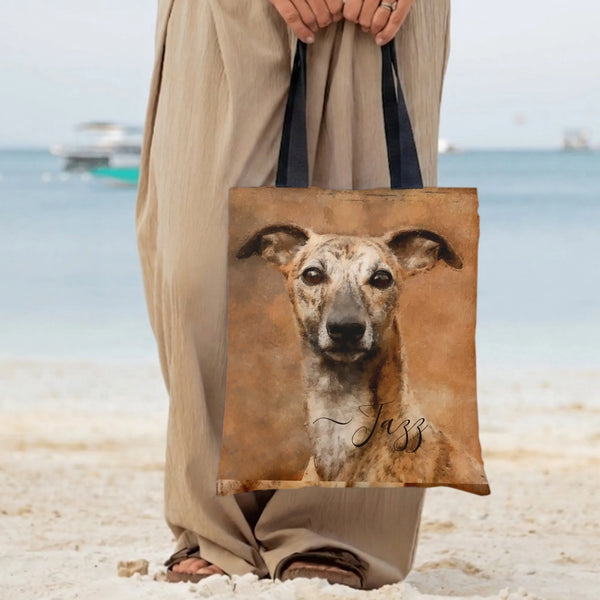 Premium Twill Tote Bag | Diamond-Grid Texture Design | High-Quality Composite Fabric | Everyday Carry Gift