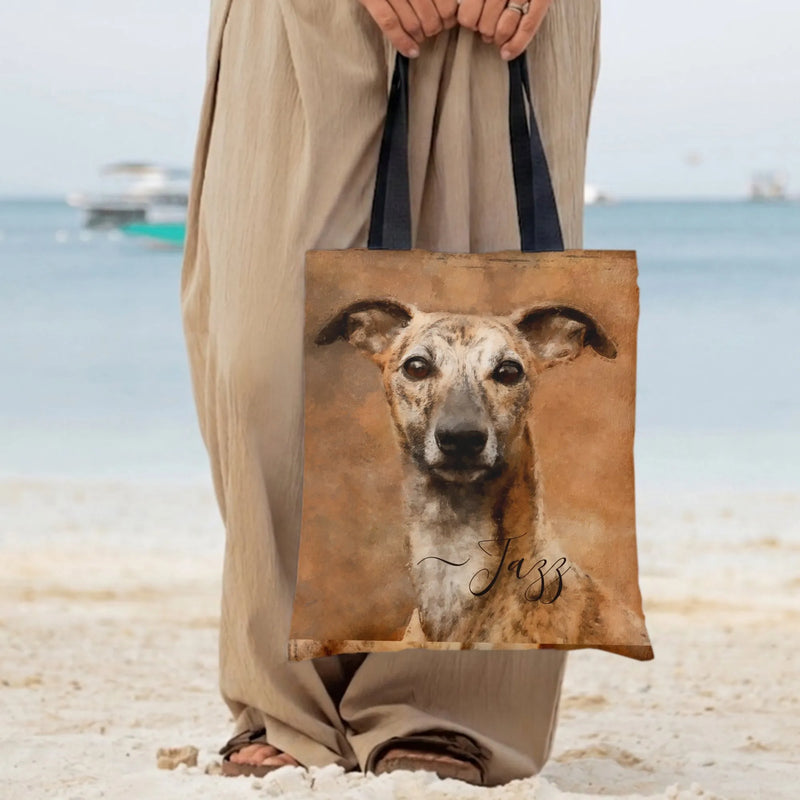 Premium Twill Tote Bag | Diamond-Grid Texture Design | High-Quality Composite Fabric | Everyday Carry Gift