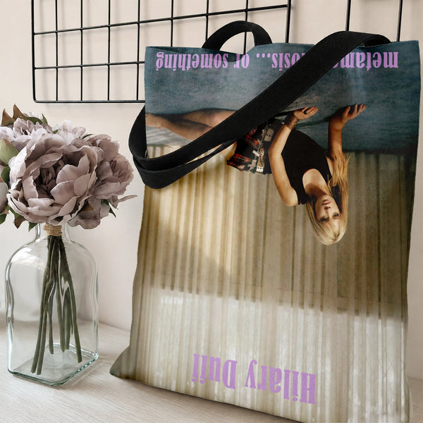 Tote Bag with Premium Twill Fabric | Diamond-Grid Texture Design | Lightweight Spacious Bag | Gift for Professionals