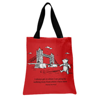 Tote Bag | Diamond Grid Twill Fabric Design | Premium Composite Material | Gift for Professionals and Students
