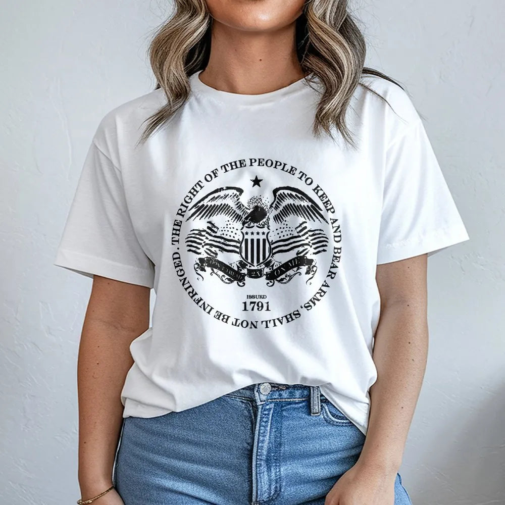 Second Amendment Sweatshirt | Patriotic Eagle 1791 Graphic | Soft Cotton Blend | Pro 2A Patriot Gift