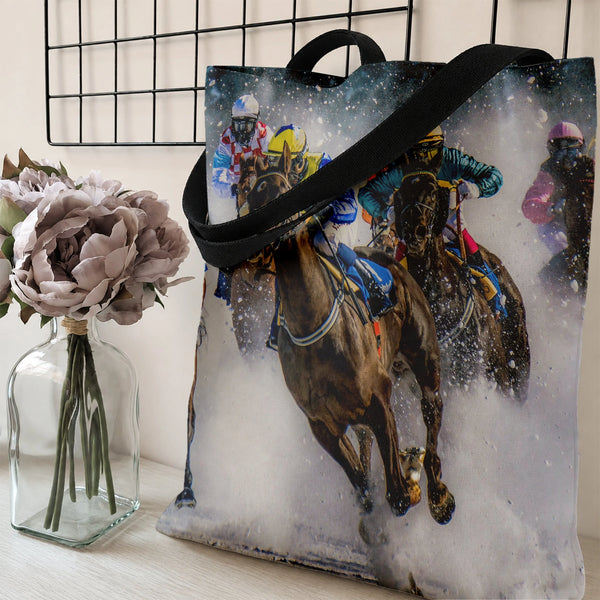 Tote Bag | Premium Twill Diamond Grid Design | High-Quality Composite Fabric | Work and Shopping Essential