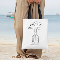 Diamond Grid Tote Bag | Premium Composite Twill Fabric with Three-Dimensional Structure | Spacious Everyday Carry | Gift for Work and School