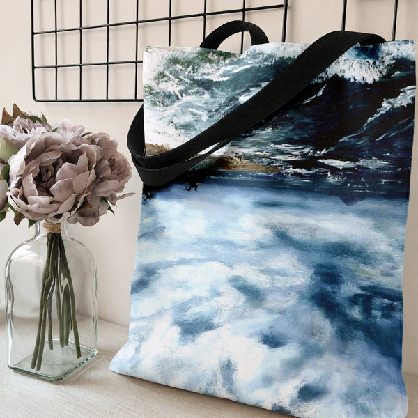 Tote Bag | Diamond-Grid Twill Pattern | Premium Composite Fabric | Gift for Professionals and Students