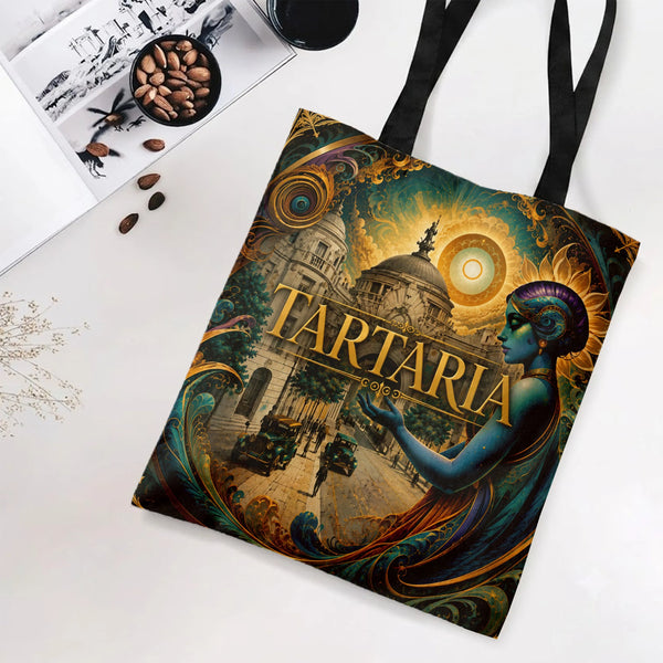 Tote Bag | Premium Twill Fabric with Diamond-Grid Texture | Lightweight Spacious Design | Perfect Gift for Students and Profe