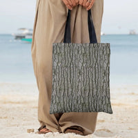 Tree Bark Tote Bag | Realistic Oak Bark Texture Nature Print | Premium Composite Twill Fabric | Unique Gift for Nature Lovers
