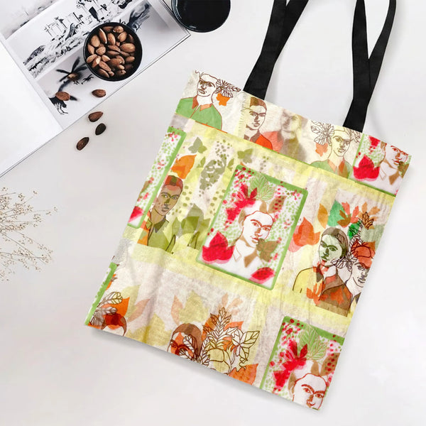 Tote Bag | Premium Twill Fabric with Diamond-Grid Texture | Spacious Daily Carry Bag | Gift for Professional Women