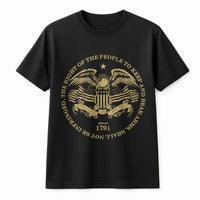 Second Amendment Sweatshirt | Patriotic Eagle 1791 Graphic | Soft Cotton Blend | Pro 2A Patriot Gift